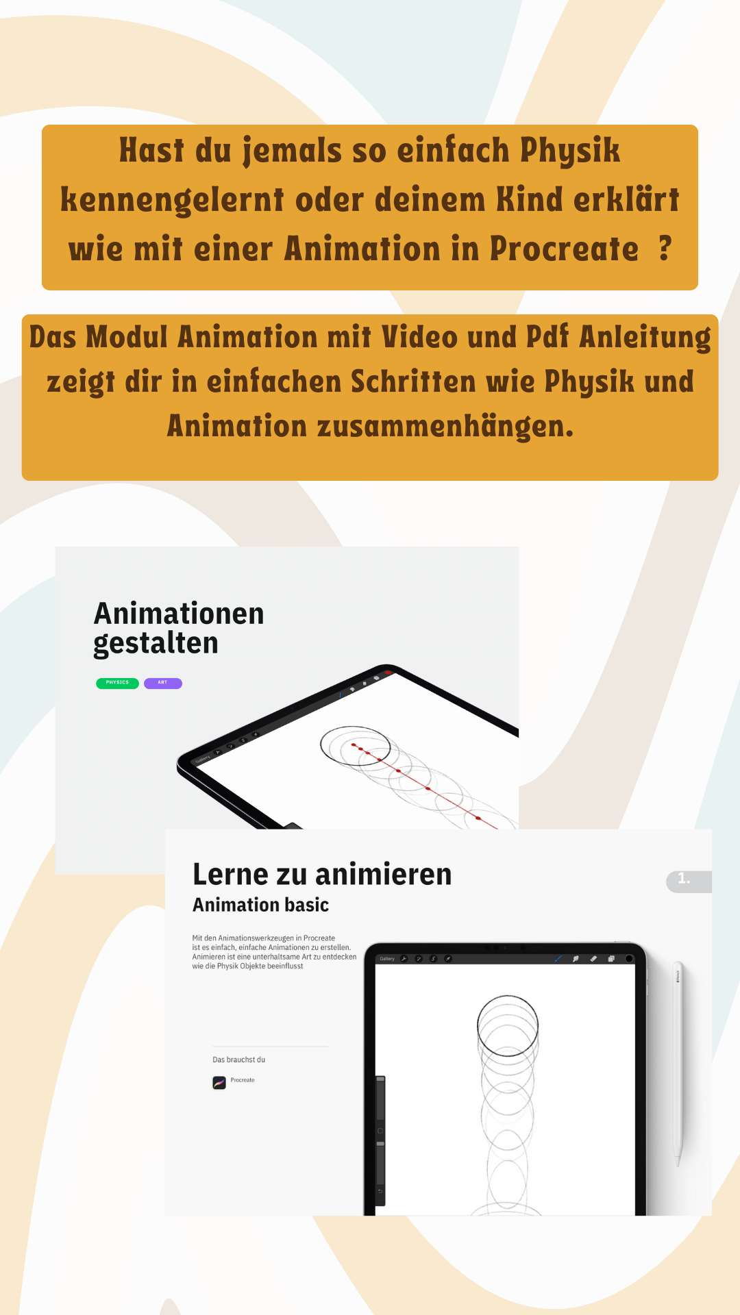 Digital Creative Mastery - Lerne digitale Designs + Amimationen mit Procreate, Procreate Dreams & AI