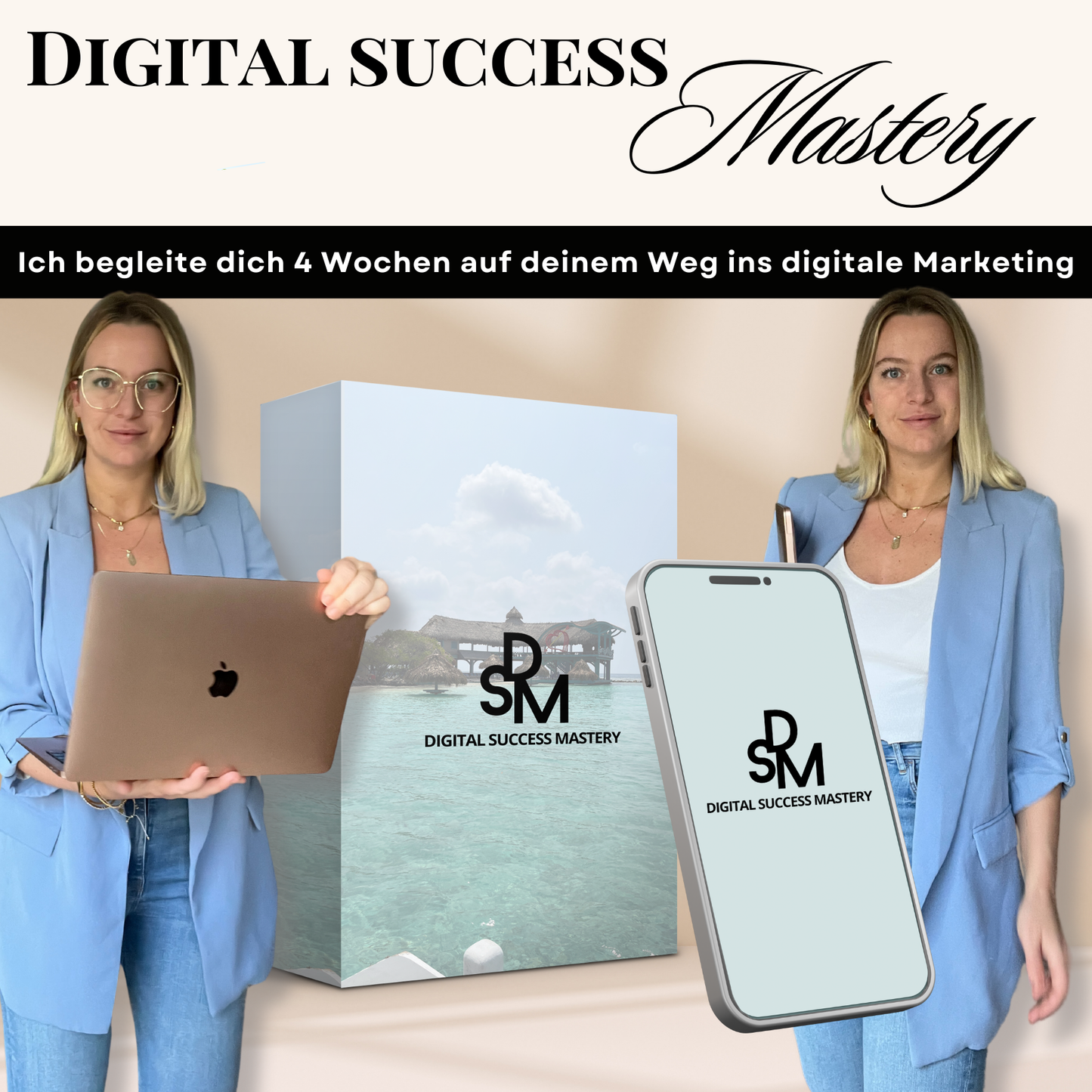 Digital Success Mastery & 1:1 Mentoring für 4 Wochen