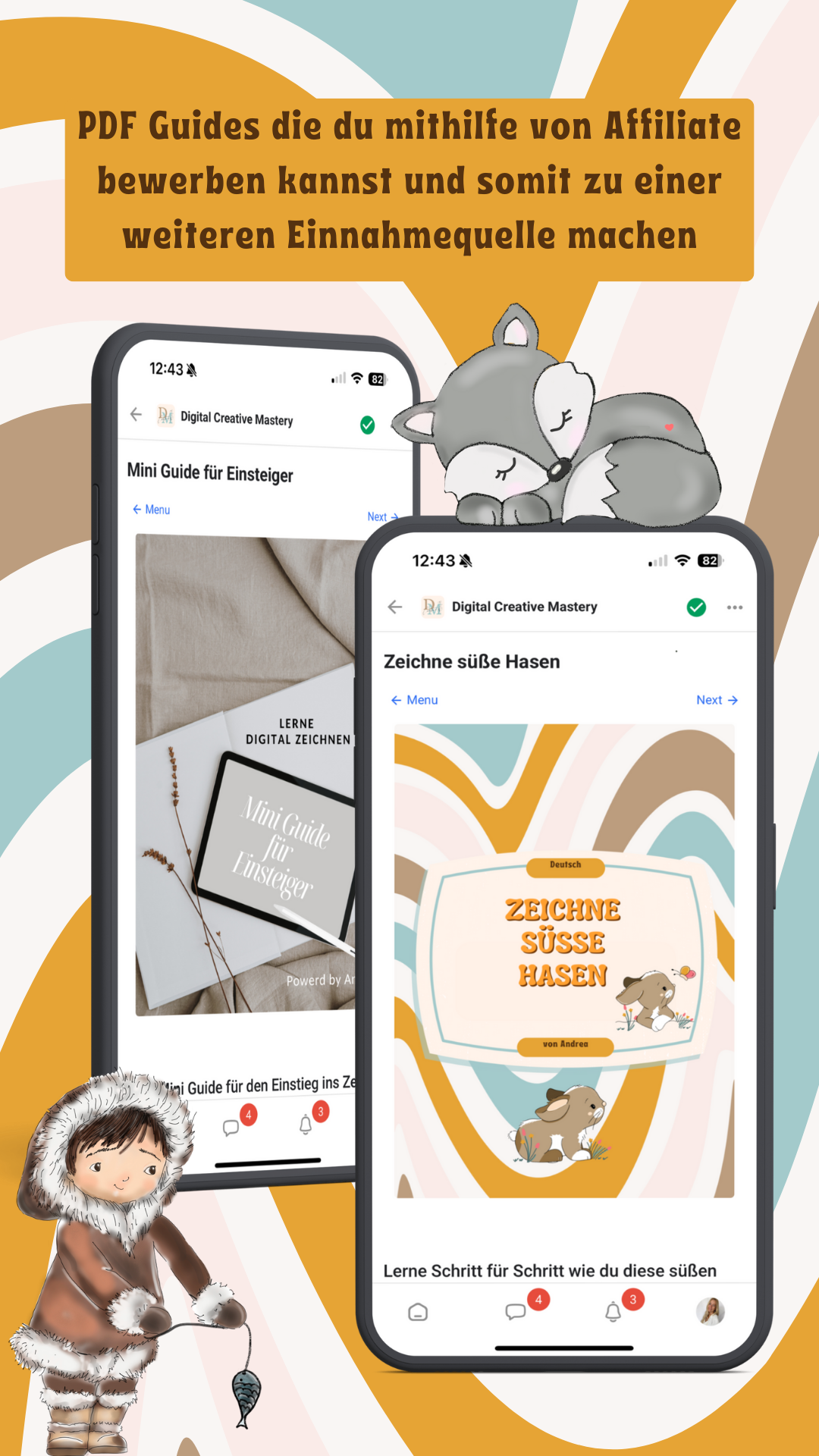 Digital Creative Mastery - Lerne digitale Designs + Amimationen mit Procreate, Procreate Dreams & AI