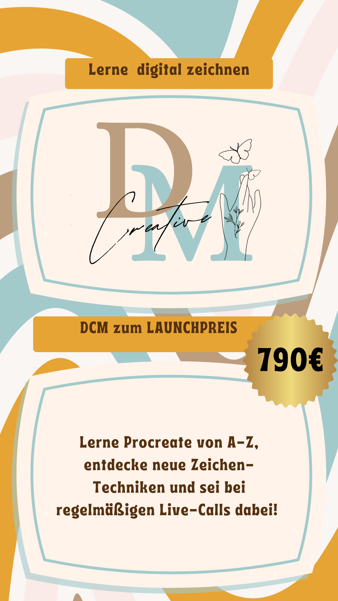 Digital Creative Mastery - Lerne digitale Designs + Amimationen mit Procreate, Procreate Dreams & AI