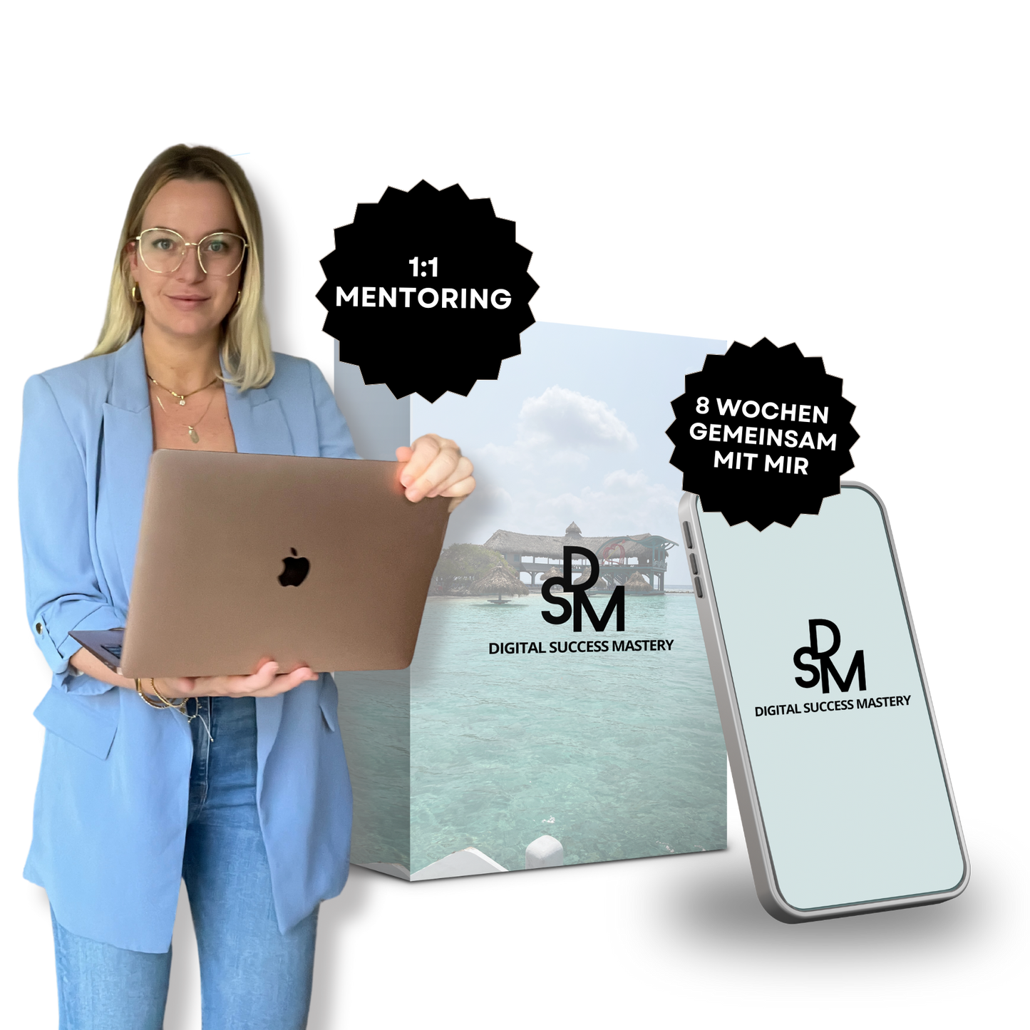 Digital Success Mastery & 1:1 Mentoring für 8 Wochen