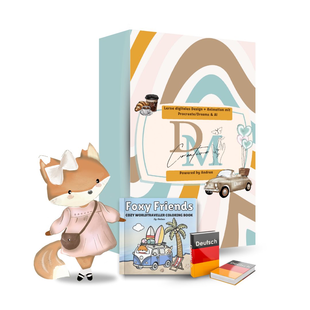 Digital Creative Mastery - Lerne digitale Designs + Amimationen mit Procreate, Procreate Dreams & AI