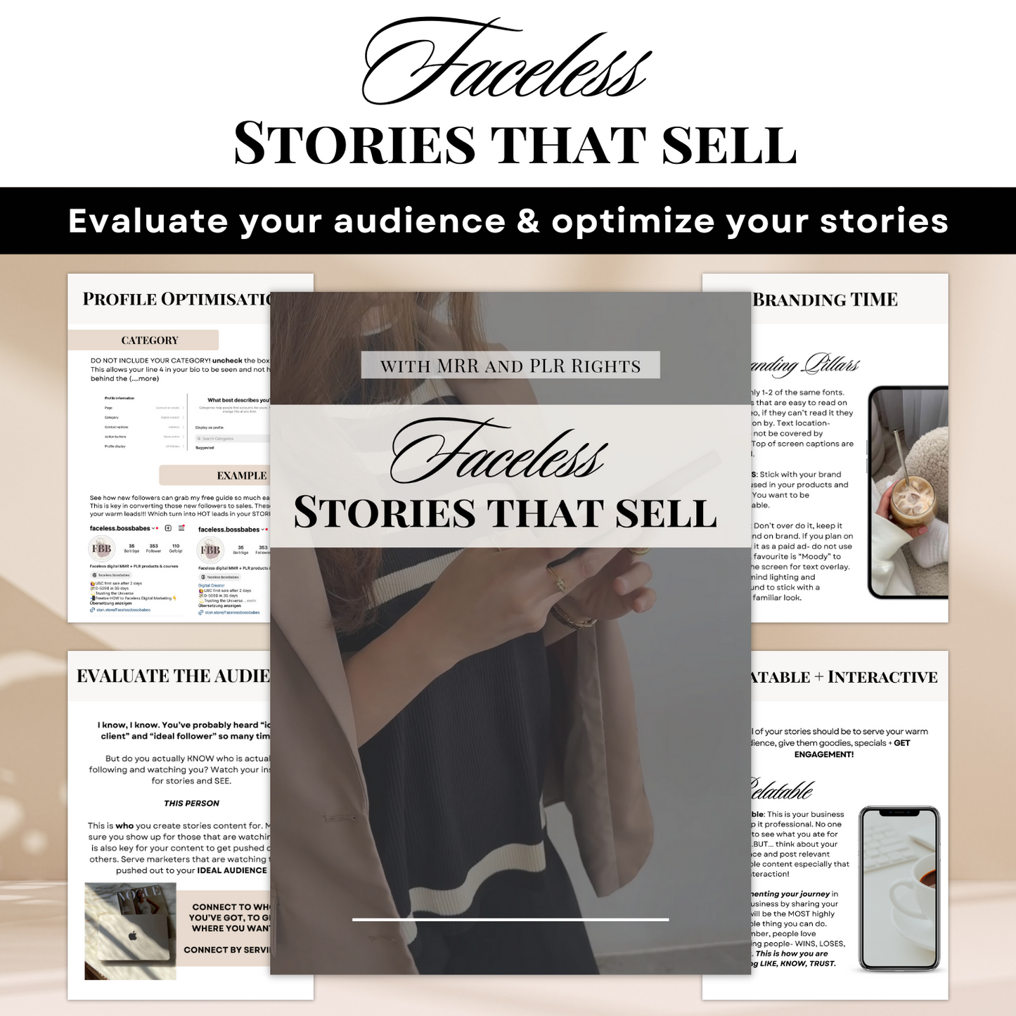 Faceless Stories that sell | MRR + PLR rights