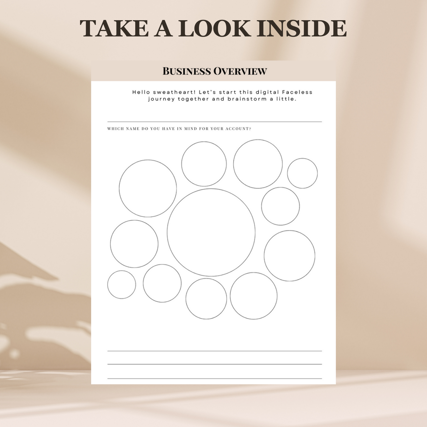 Faceless Account Planner - Plan & structurize your Faceless Account| MRR + PLR rights