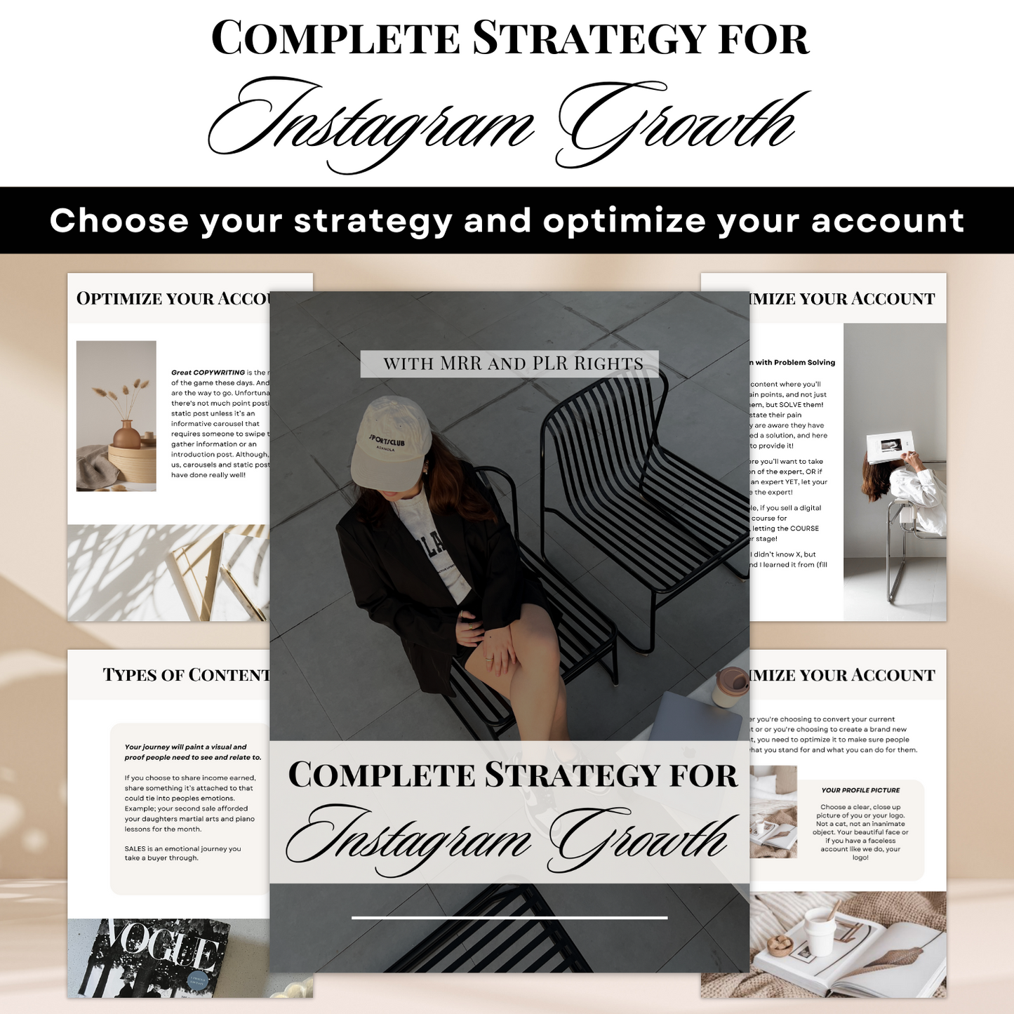 Complete Strategy for Instagram Growth | MRR + PLR rights
