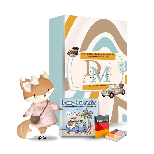 Digital Creative Mastery - Lerne digitale Designs + Amimationen mit Procreate, Procreate Dreams & AI