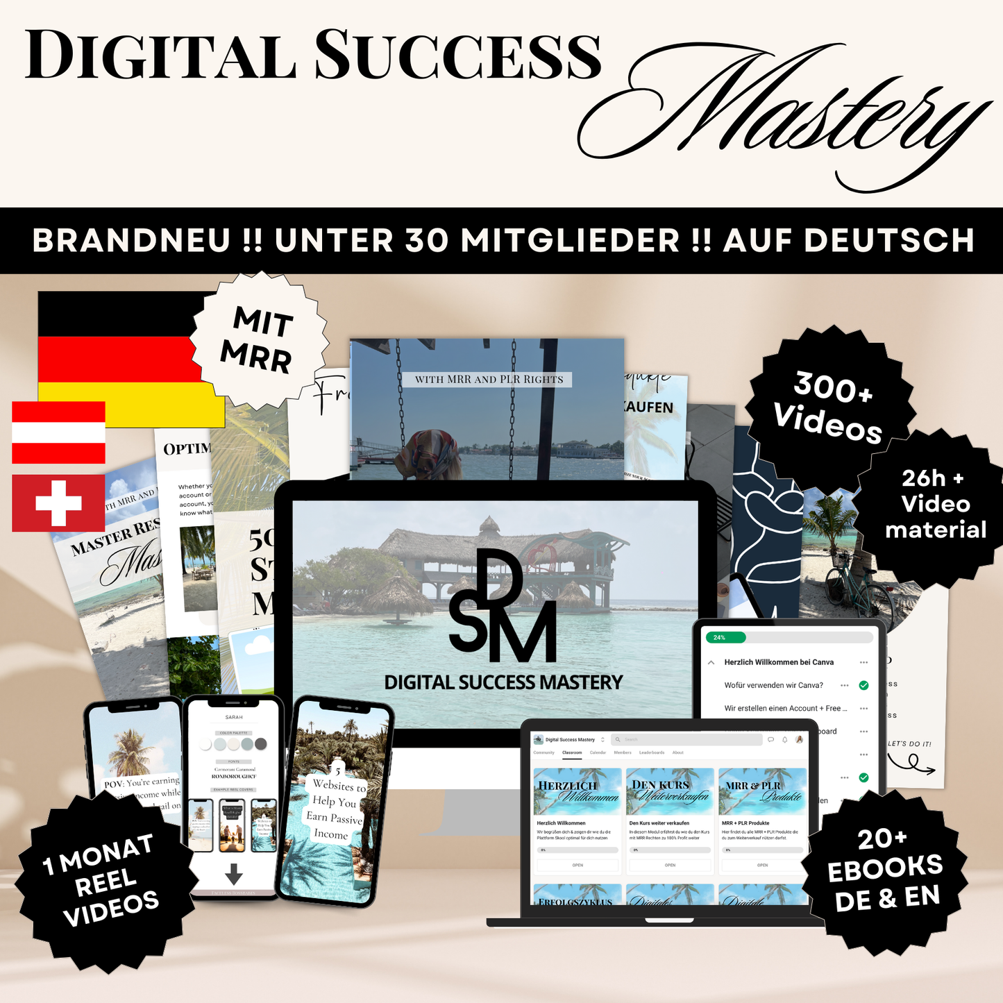 Digital Success Mastery - Lerne dich & deine Ziele kennen, digitale Produkte zu erstellen & verkaufen